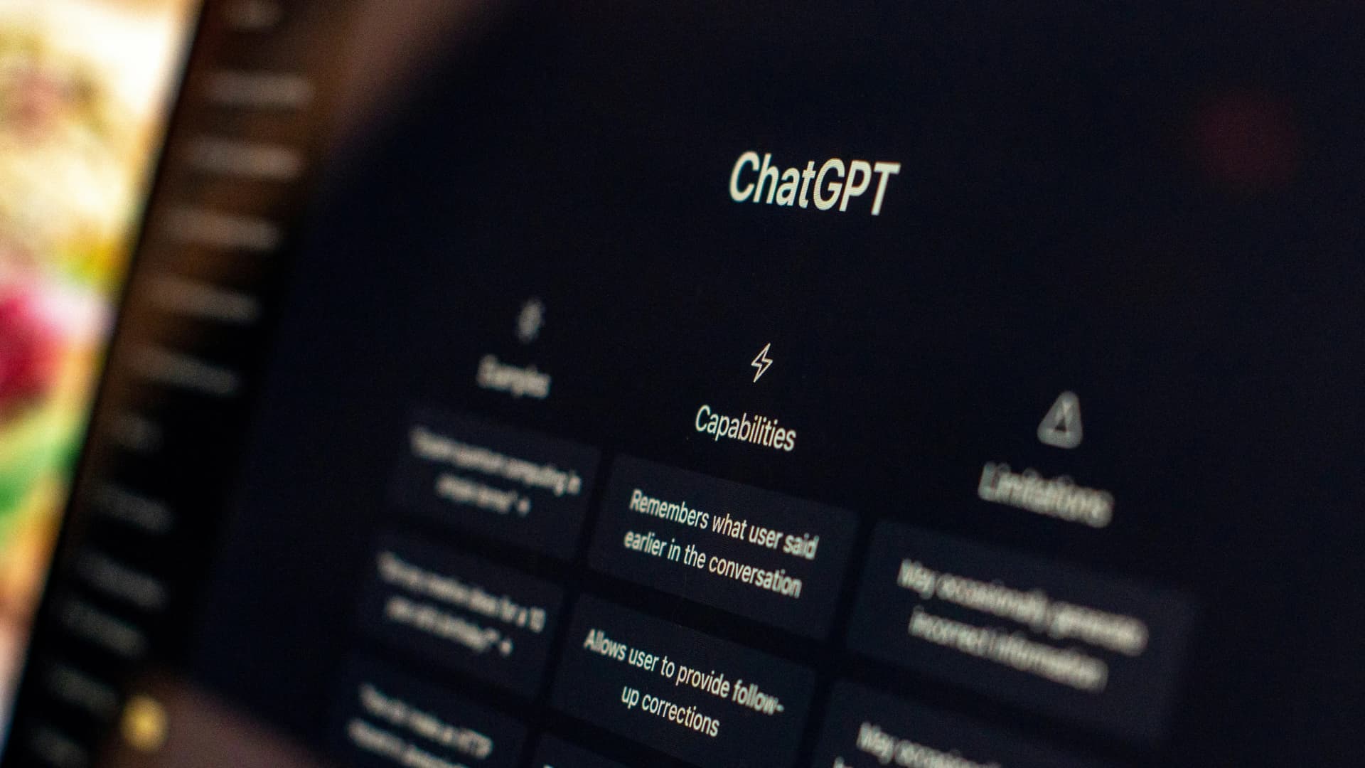 Screenshot of the ChatGPT compose screen with an empty prompt bar, the interface a generative AI engine uses to retrieve and cite passages from indexed web pages.